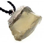 Natural Citrine Electroplated Pendant